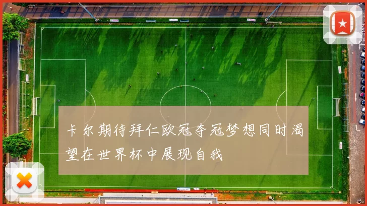 卡尔期待拜仁欧冠夺冠梦想同时渴望在世界杯中展现自我