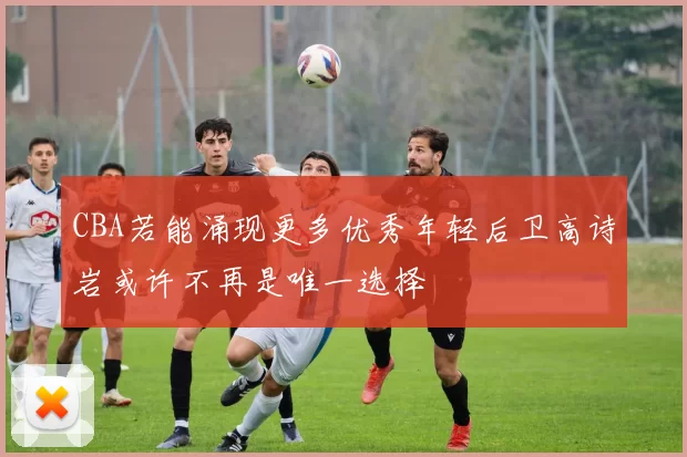 CBA若能涌现更多优秀年轻后卫高诗岩或许不再是唯一选择